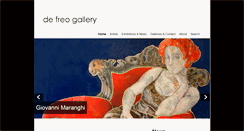 Desktop Screenshot of defreogallery.com